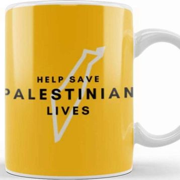 Baskı Dükkanı Help Save Palestinian Lives Kupa