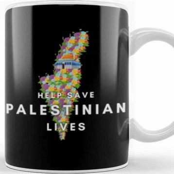 Baskı Dükkanı Help Save Palestinian Lives Kupa