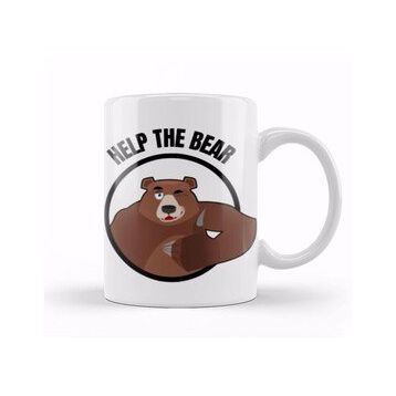 Baskı Dükkanı Help The Bear Kupa