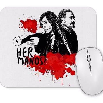 Baskı Dükkanı Hermanos Anton E Negan Mouse Pad