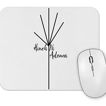 Baskı Dükkanı Hineh Ni Adonai Mouse Pad