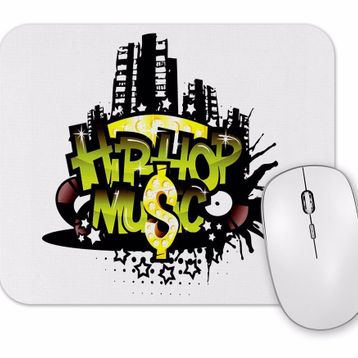 Baskı Dükkanı Hip Hop Müzik Mouse Pad