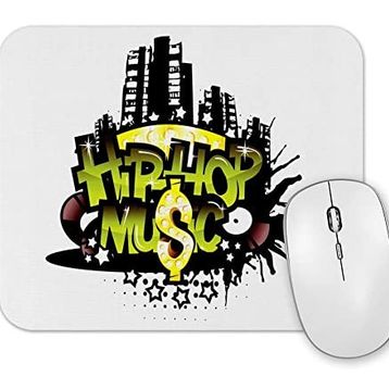 Baskı Dükkanı Hip Hop Müzik Mouse Pad