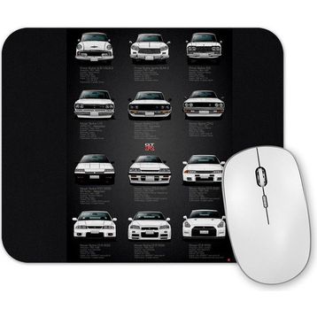 Baskı Dükkanı History Nissan Gtr V2 Specs Mouse Pad