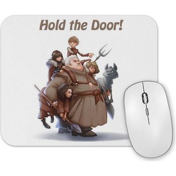 Baskı Dükkanı Hold My Door Hodor Mouse Pad