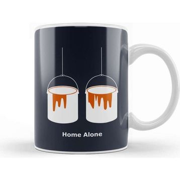 Baskı Dükkanı Home Alone Minimal Kupa