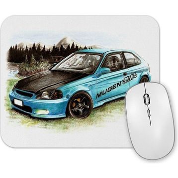 Baskı Dükkanı Honda Civic Mugen Mouse Pad