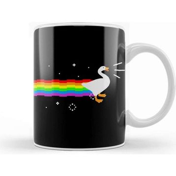 Baskı Dükkanı Honk Goose Nyan Cat Kupa