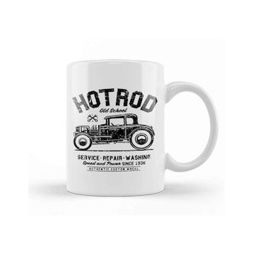 Baskı Dükkanı Hot Rod Old School Kupa