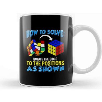 Baskı Dükkanı How To Solve Puzzle Cube Funny Cubing Kupa