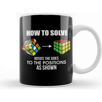 Baskı Dükkanı How To Solve Puzzle Cube Funny Cubing Kupa