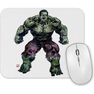Baskı Dükkanı Hulk Mad Roar Marvel Superhero Power Bruce Mouse Pad