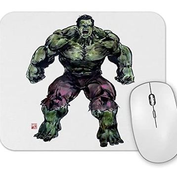 Baskı Dükkanı Hulk Mad Roar Marvel Superhero Power Bruce Mouse Pad