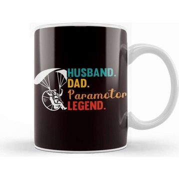 Baskı Dükkanı Husband Dad Paramotor Legend Father Paramotoring Ppg Pilot Kupa