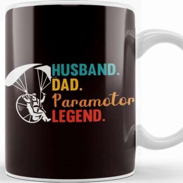 Baskı Dükkanı Husband Dad Paramotor Legend Father Paramotoring Ppg Pilot Kupa