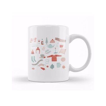 Baskı Dükkanı Hygge Cosy Things Kupa
