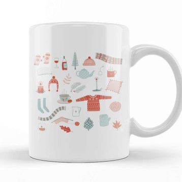 Baskı Dükkanı Hygge Cosy Things Kupa