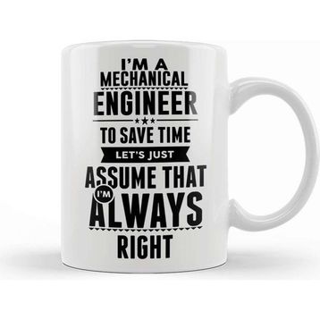 Baskı Dükkanı I Am A Mechanical Engineer 08 Kupa