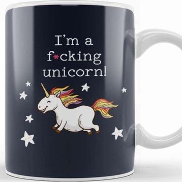 Baskı Dükkanı I Am An Effing Unicorn Kupa
