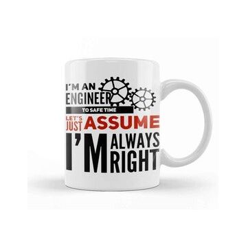 Baskı Dükkanı I Am An Engineer 01 Kupa