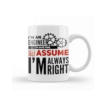 Baskı Dükkanı I Am An Engineer 01 Kupa