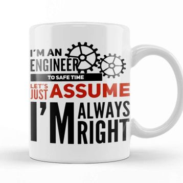 Baskı Dükkanı I Am An Engineer 01 Kupa