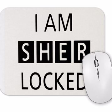 Baskı Dükkanı I Am Sher Locked 1 Mouse Pad