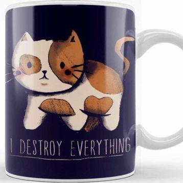 Baskı Dükkanı I Destroy Everything Kupa