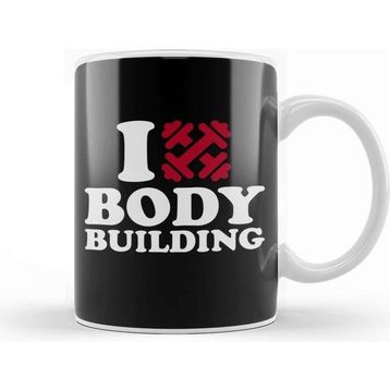 Baskı Dükkanı I Love Bodybuilding Kupa