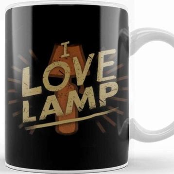 Baskı Dükkanı I Love Lamp Kupa