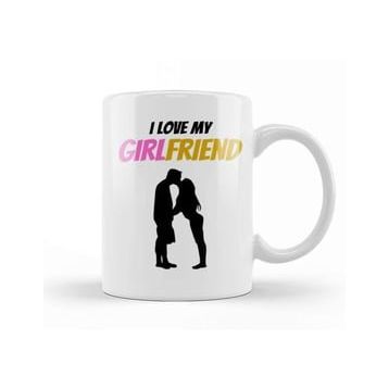 Baskı Dükkanı I Love My Girlfriend Gift Kupa