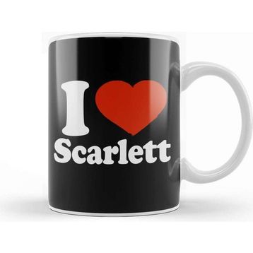 Baskı Dükkanı I Love Scarlett Kupa