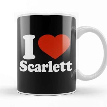 Baskı Dükkanı I Love Scarlett Kupa