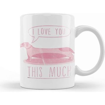 Baskı Dükkanı I Love You This Much Kupa