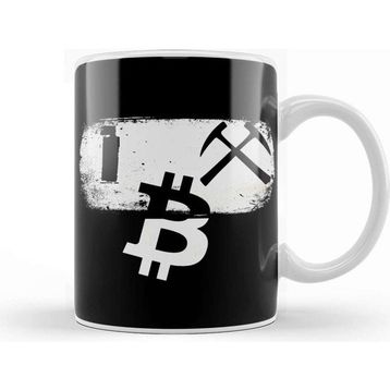 Baskı Dükkanı I Mine Bitcoin Novelty Pun Btc Mining Trading Kupa