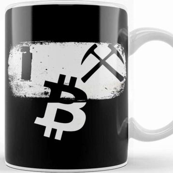Baskı Dükkanı I Mine Bitcoin Novelty Pun Btc Mining Trading Kupa