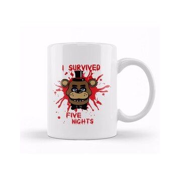 Baskı Dükkanı I Survived Five Nights Toys Kupa