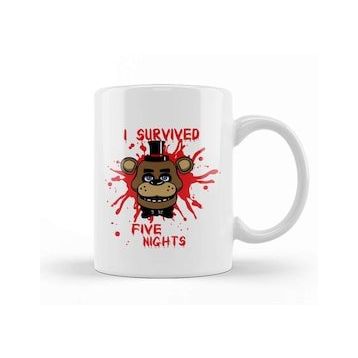 Baskı Dükkanı I Survived Five Nights Toys Kupa