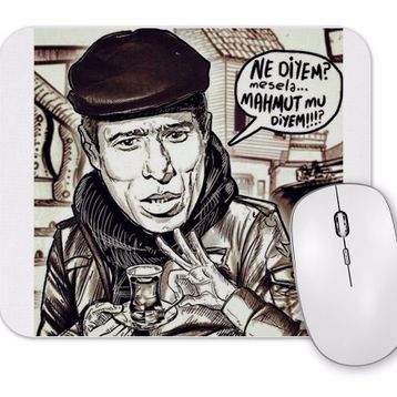 Baskı Dükkanı Ilyas Salman Çiçek Abbas Mouse Pad