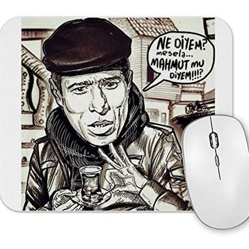 Baskı Dükkanı Ilyas Salman Çiçek Abbas Mouse Pad