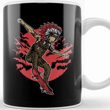 Baskı Dükkanı Indian Chief Rider Kupa