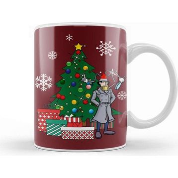 Baskı Dükkanı Inspector Gadget Around The Christmas Tree Kupa