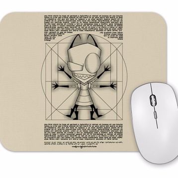 Baskı Dükkanı Invader Zim Da Vince Irken Mouse Pad