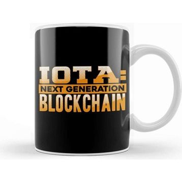 Baskı Dükkanı Iota Cryptocurrency Next Generation Blockchain Kupa