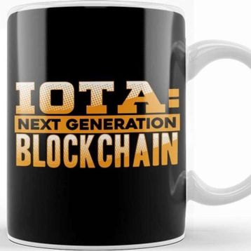 Baskı Dükkanı Iota Cryptocurrency Next Generation Blockchain Kupa
