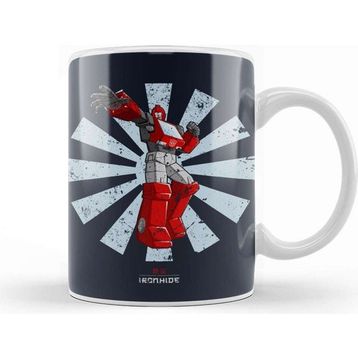 Baskı Dükkanı Ironhide Transformers Retro Japanese Kupa