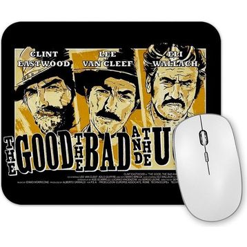 Baskı Dükkanı İyi Kötü Çirkin Mouse Pad