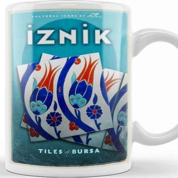 Baskı Dükkanı İznik Çinileri Kupa