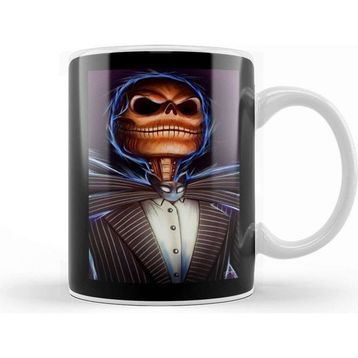Baskı Dükkanı Jack Skellington Glowing Jack Kupa