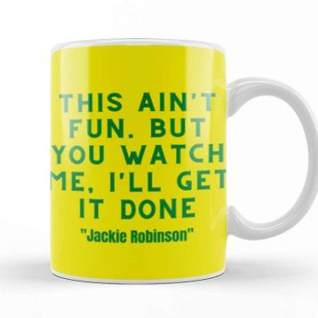 Baskı Dükkanı Jackie Robinson Baseball Quotes Kupa